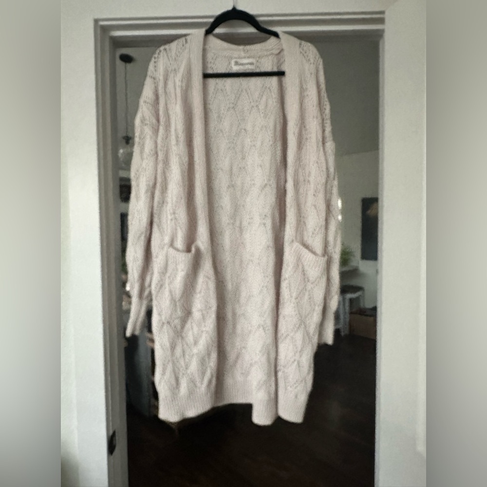 No Boundaries Women's Cream Cardigan